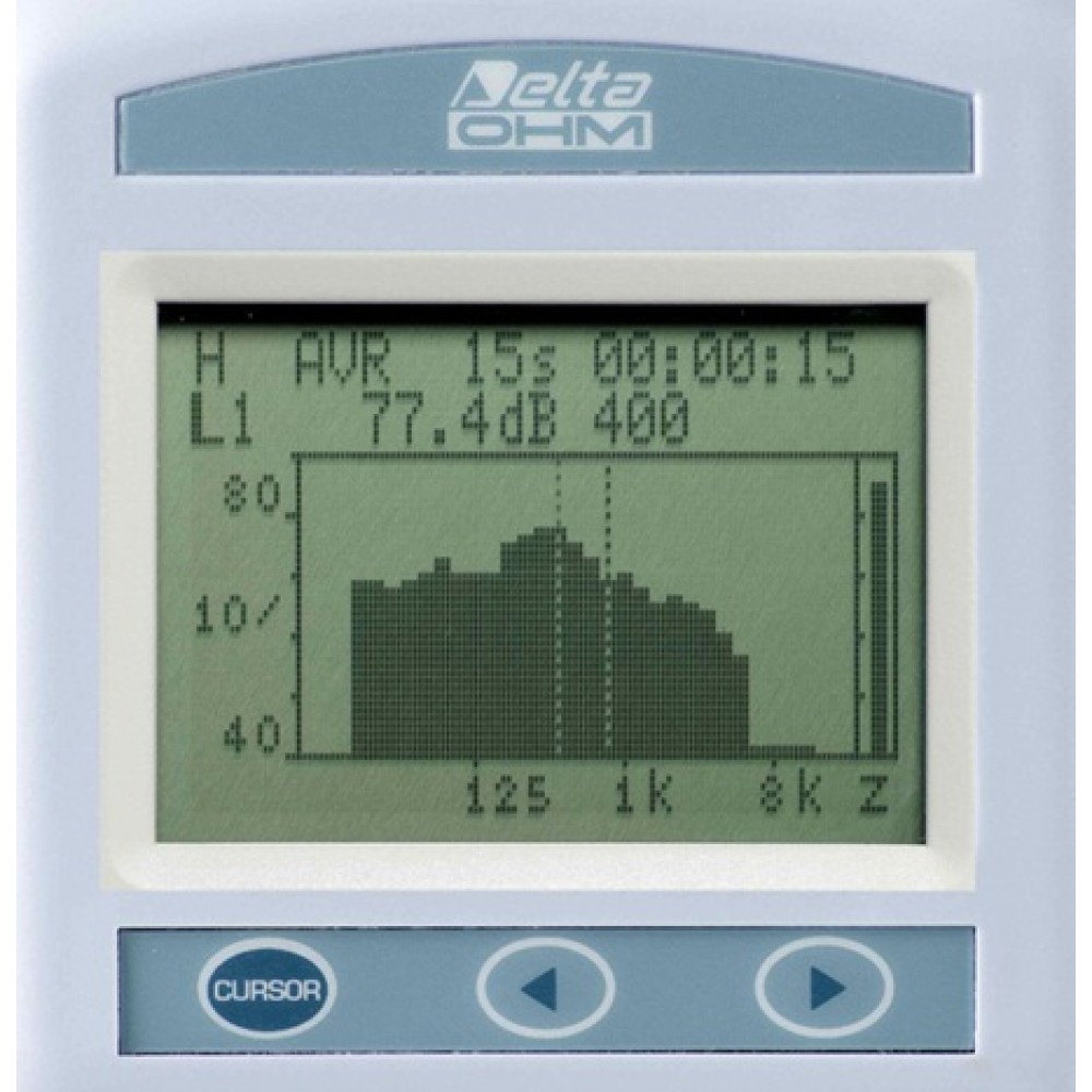 Terzi d’ottava da 25 Hz a 12,5 kHz HD2010.O1